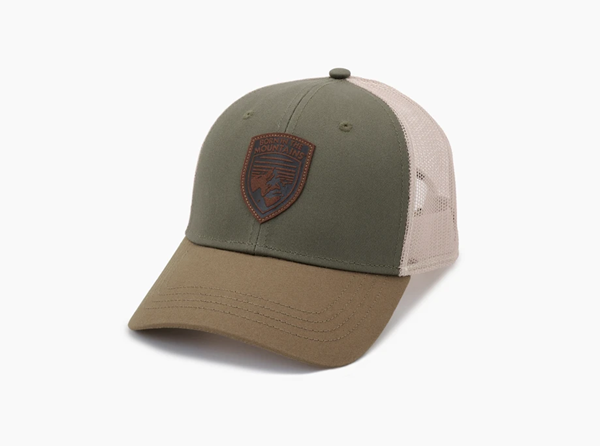 Rustik Born Trucker Hat- Olive/Dark Khaki